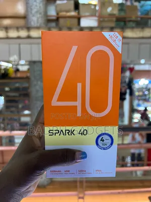 New Tecno Spark 40 128 GB Black
