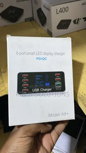 8port Smart LED Display Charger