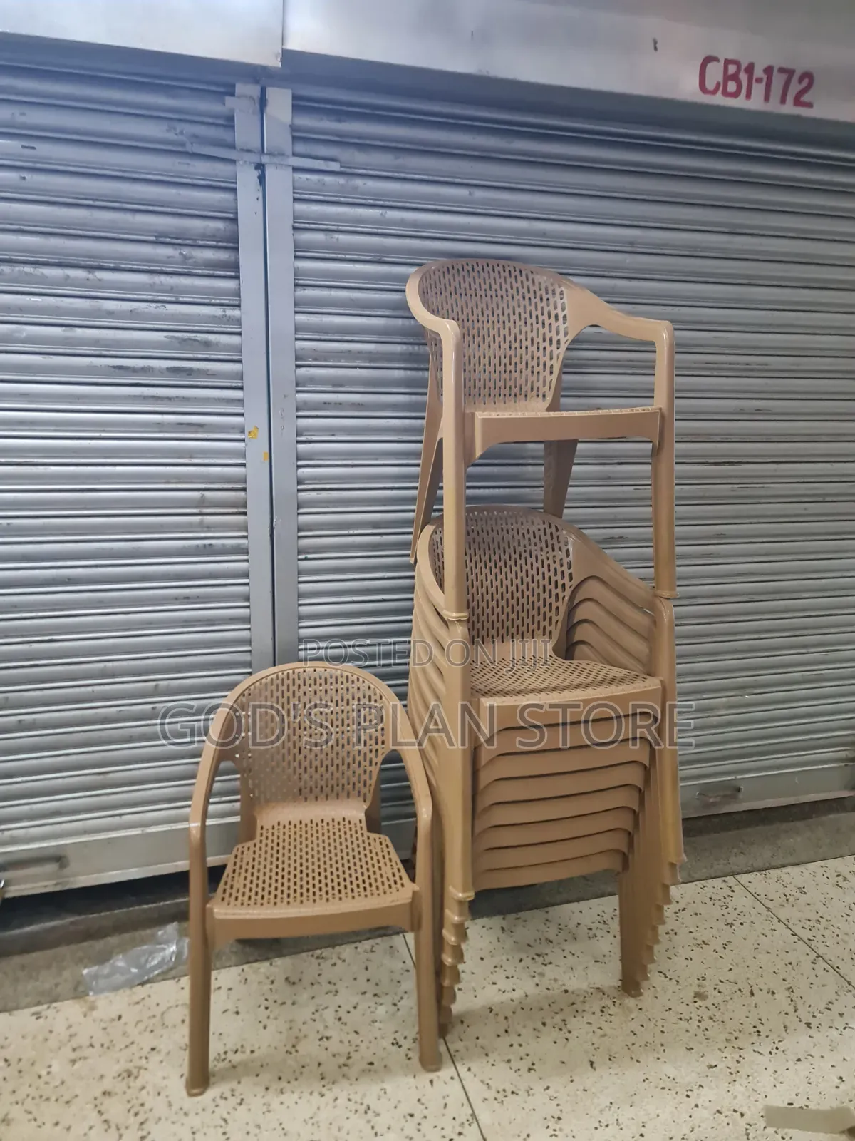 Arc Indoor Outdoor Plastic Chairs Plastic Chairs Brown
