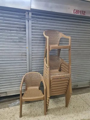 Arc Indoor Outdoor Plastic Chairs Plastic Chairs Brown