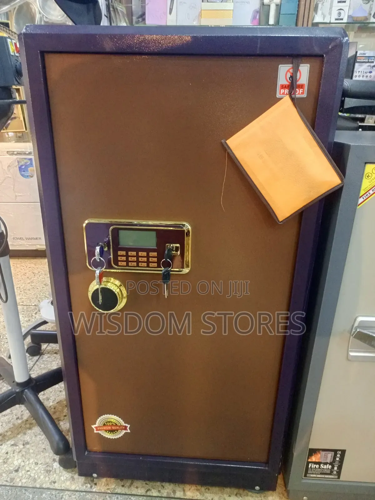 Heavy-Duty Electronic Fireproof Safe.