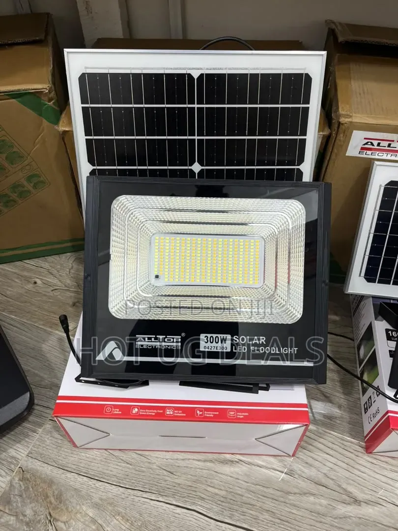 300W Solar LED Floodlight Kit