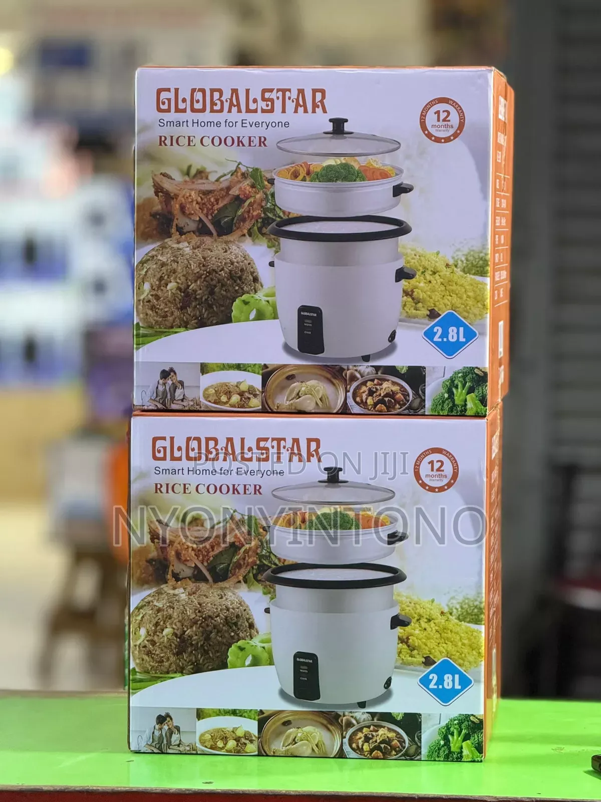 GlobalStar 2.8litres Rice Cooker With Steamer