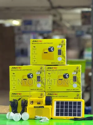 Mewe Media Solar Lighting Kit With FM Bluetooth Speaker