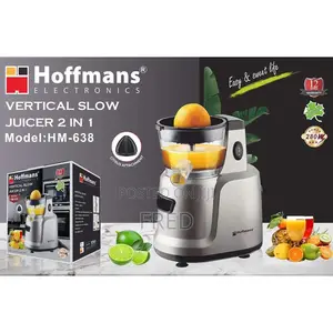 Hoffmans Vertical Slow Juicer 2 in 1, Model HM-638.