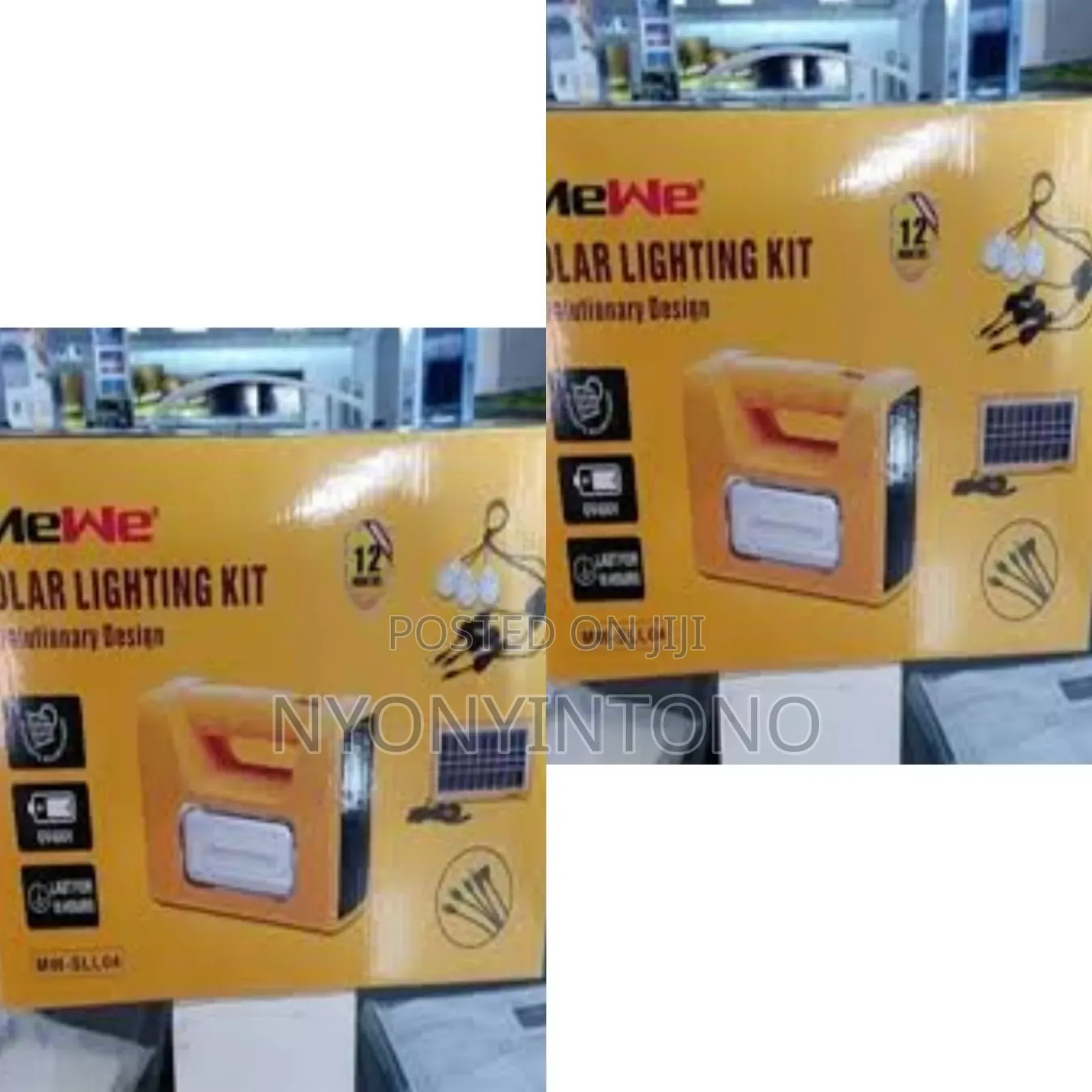 Mewe Media Solar Lighting Kit With FM Bluetooth Speaker