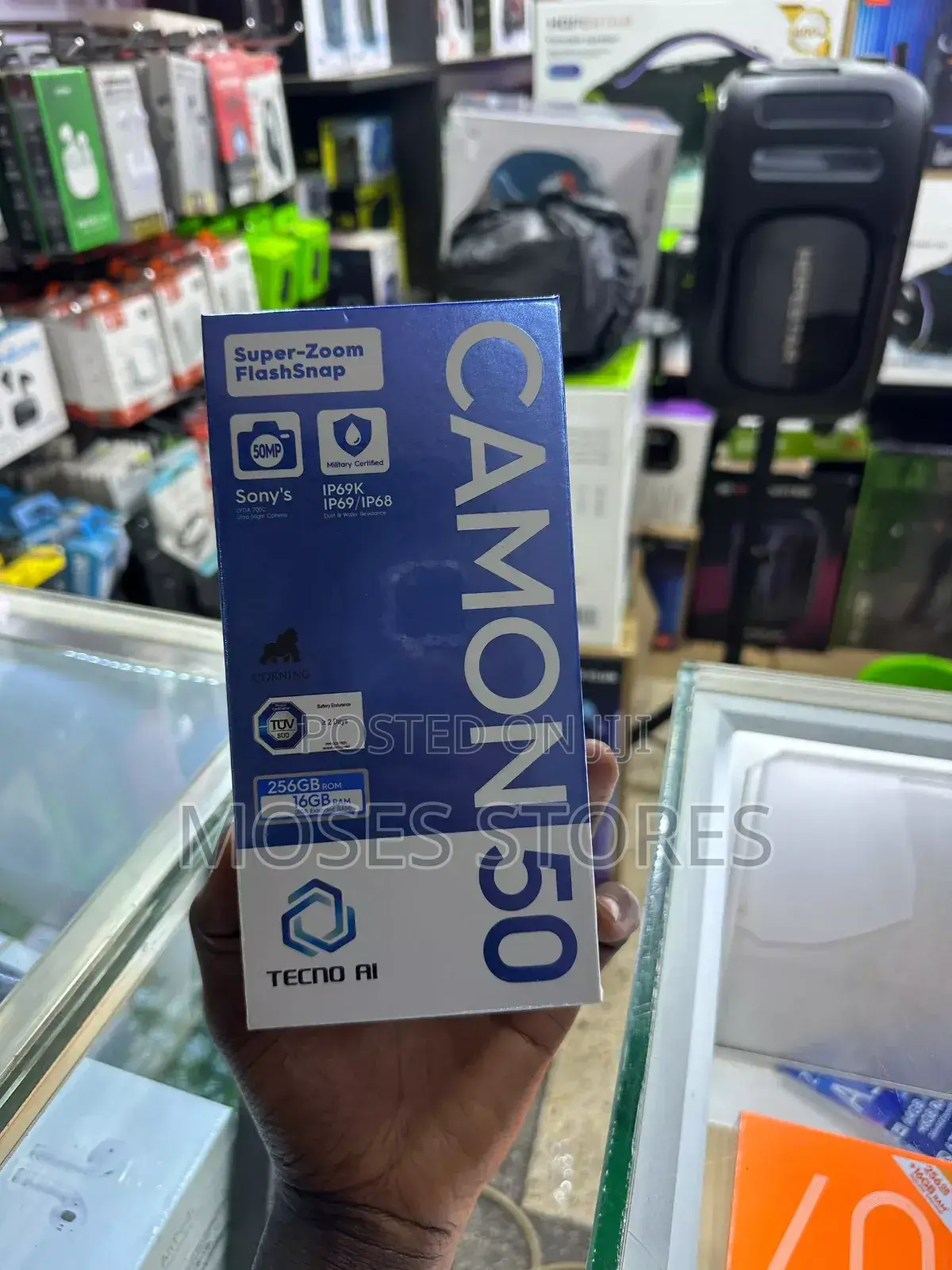 New Tecno Camon 50 256 GB Gray