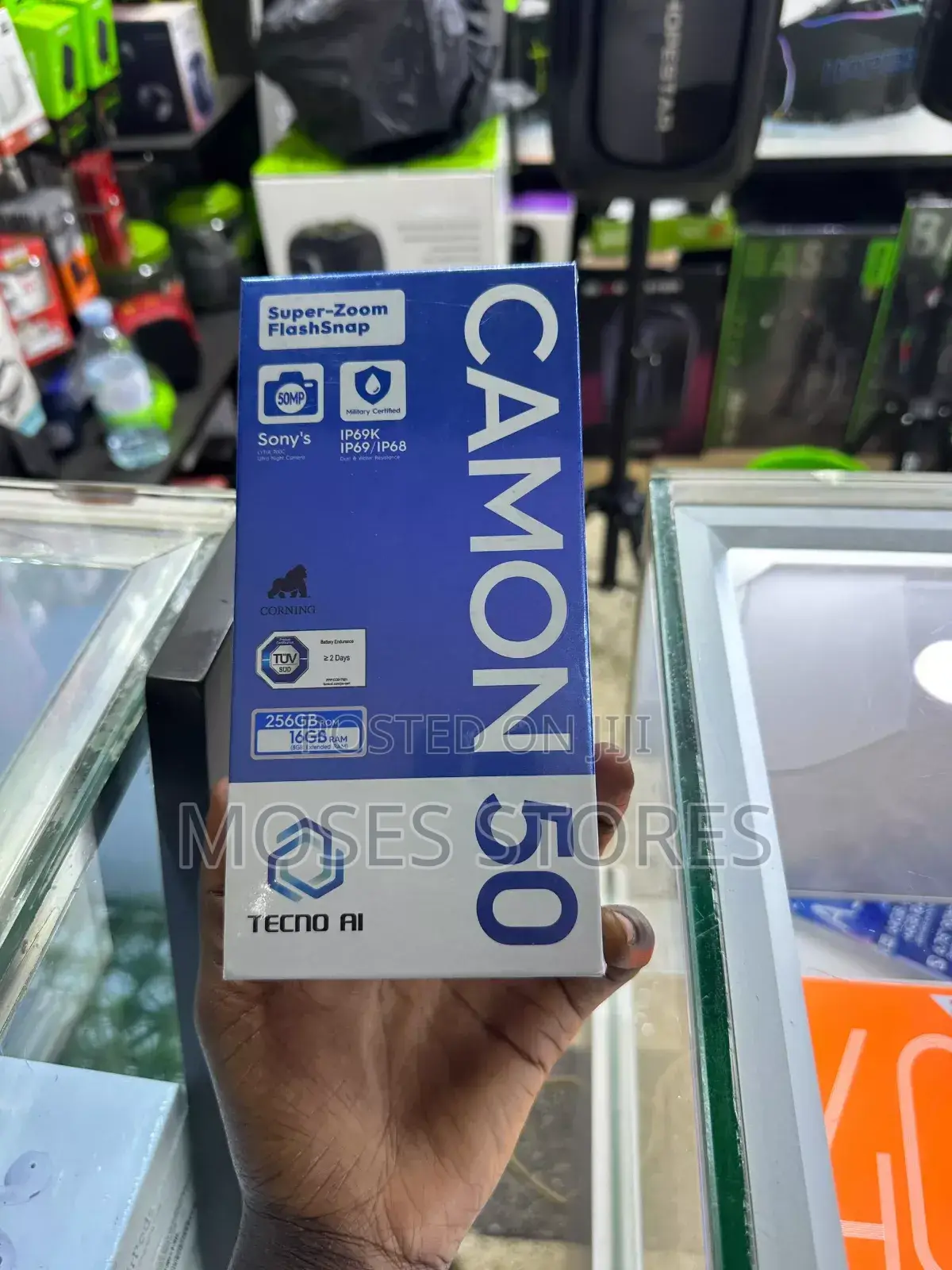 New Tecno Camon 50 256 GB Silver