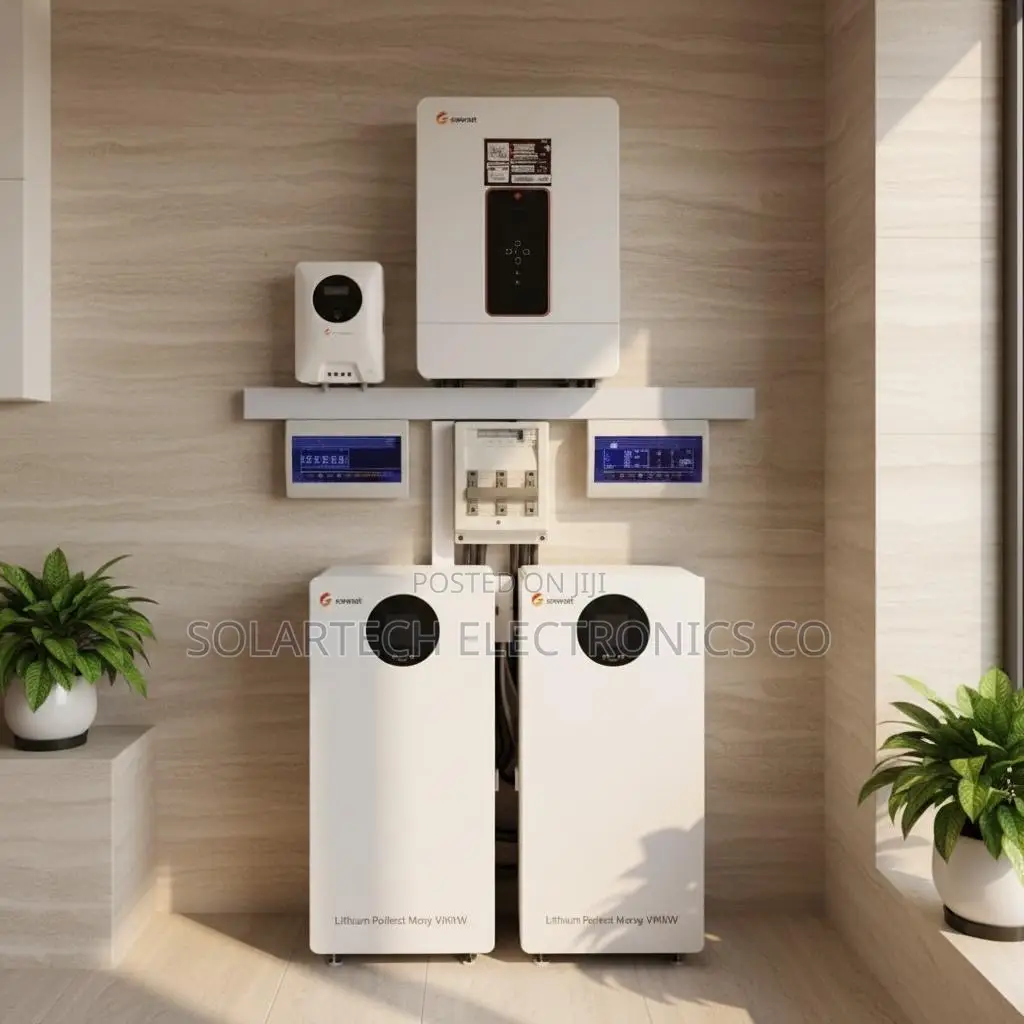 32kWh SRNE Lithium Hybrid Solar System 12kW Complete Package
