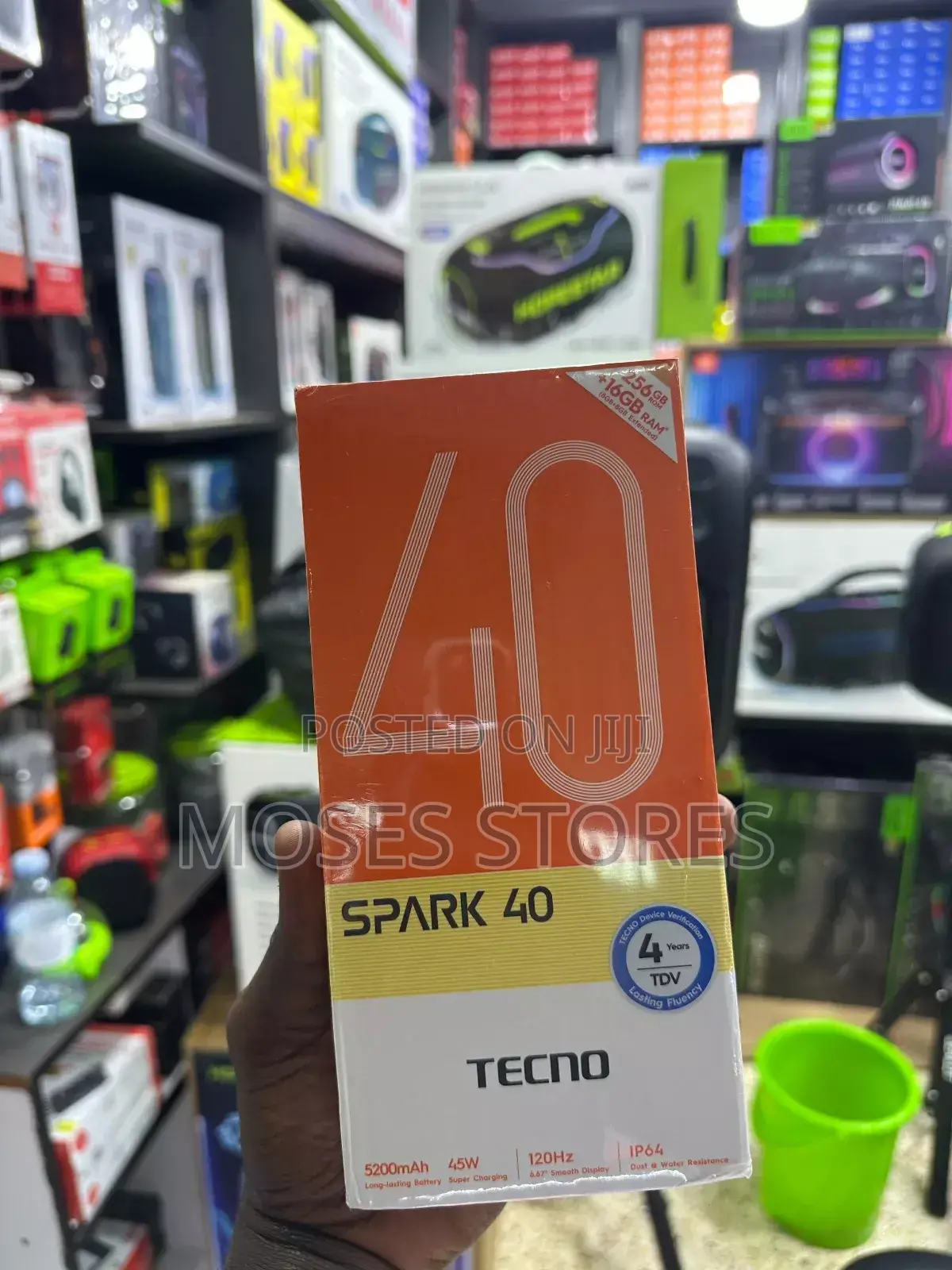 New Tecno Spark 40 256 GB Black