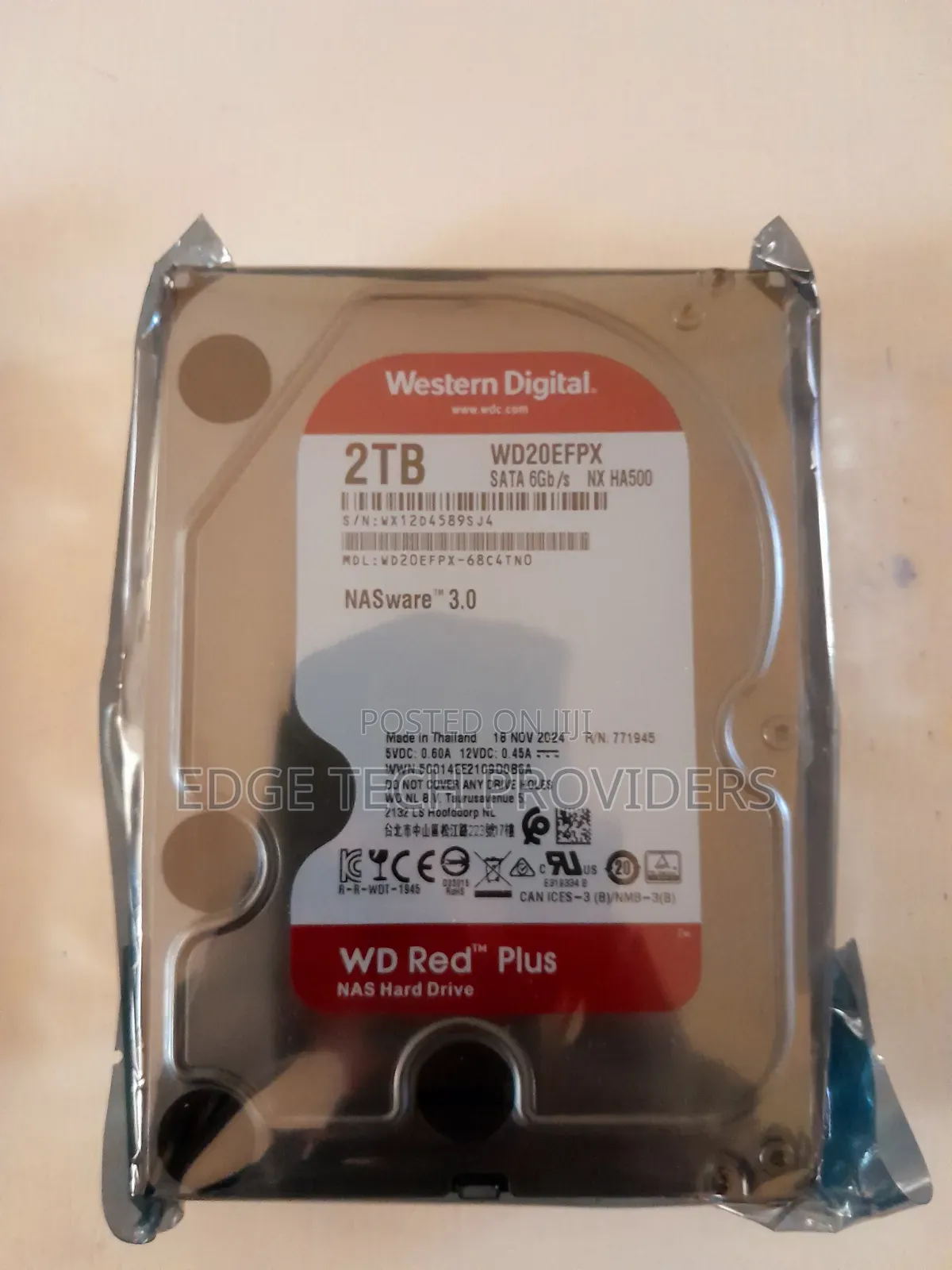 Wd20efpx WD Red Plus Internal NAS HDD 3.5" - 2TB