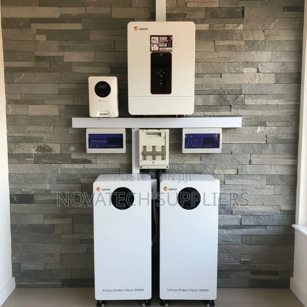 32kWh SRNE Lithium Solar Kit With All Accessories