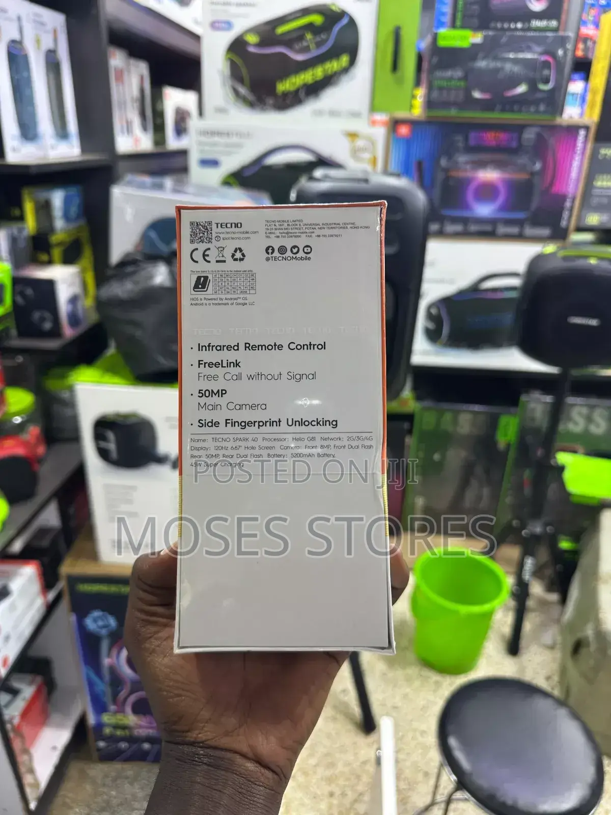 New Tecno Spark 40 256 GB Blue