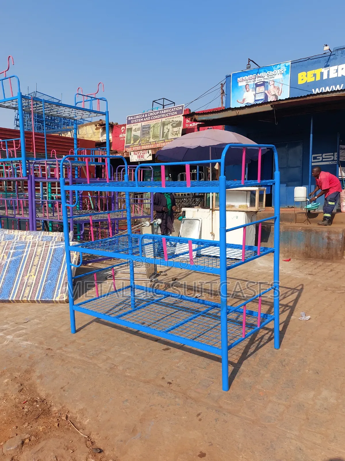 Metallic Triple Decker Beds School Beds