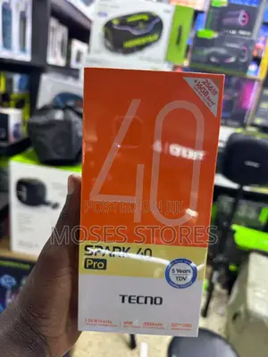 New Tecno Spark 40 Pro 256 GB Black