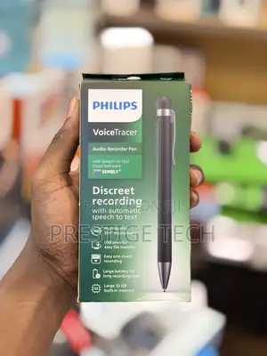 Philips 32GB Audio Recorder Pen, Voice Recorder, Discreet Recording