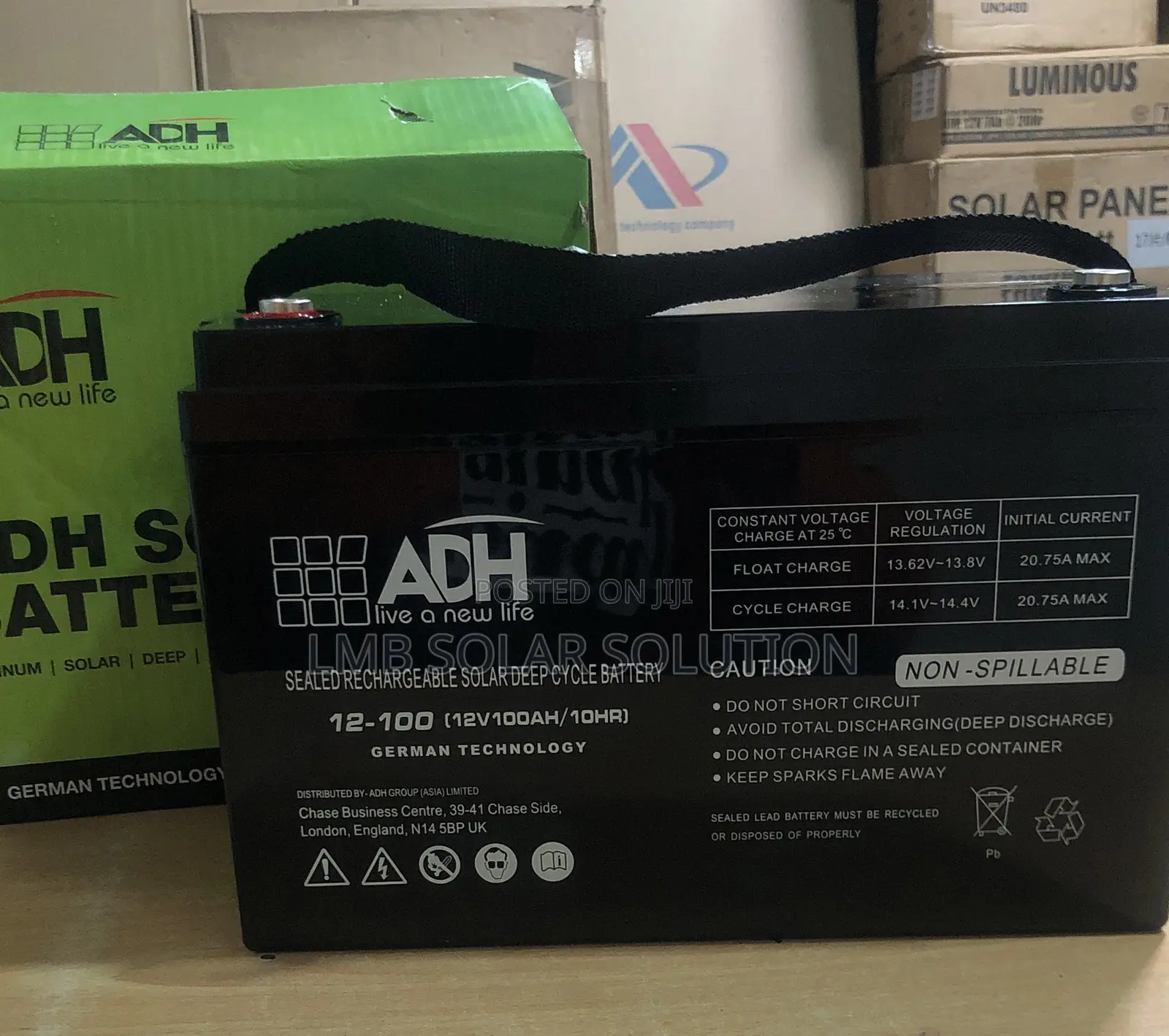 12v-100Ah Solar Battery
