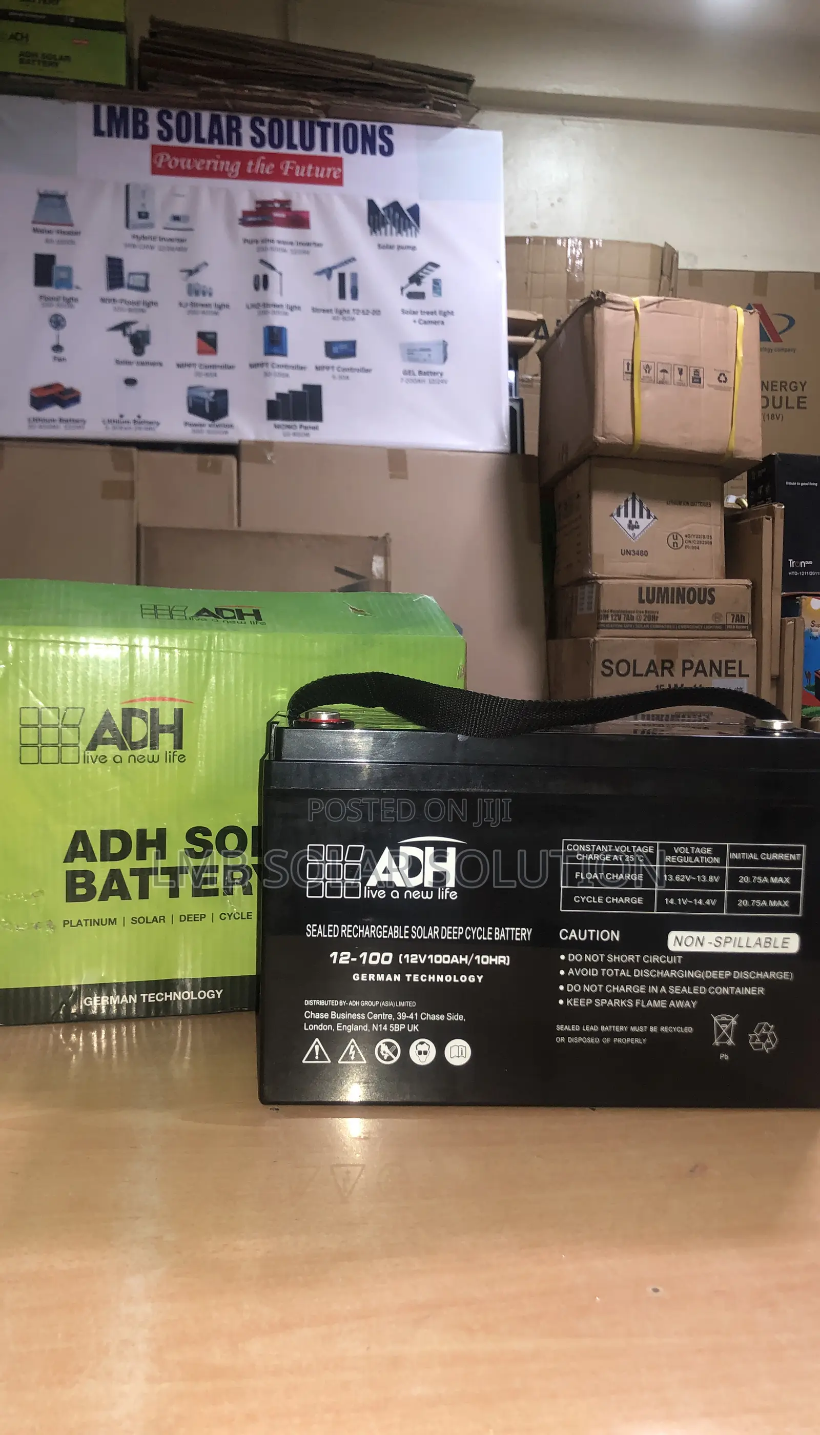 12v-100Ah Solar Battery