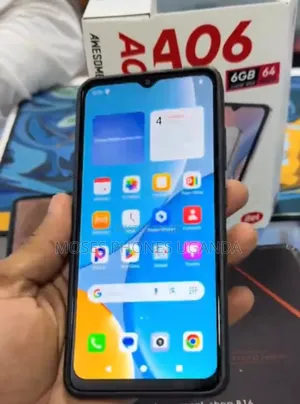 New Itel A06 64 GB Black