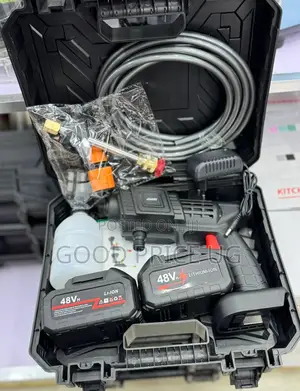 Portable, Cordless High-Pressure Washer Gun