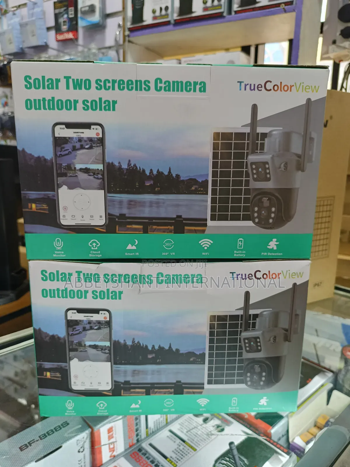 Smart Camera TrueColorView" Solar Two Screens Camera