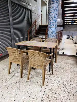 Rectangular Wooden Folding Table Set