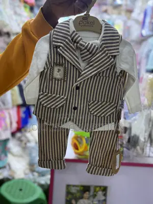 Stripes Bust Coat Outfit