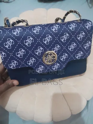 Trendy Dark Blue Ladies' Chain Shoulder Bag