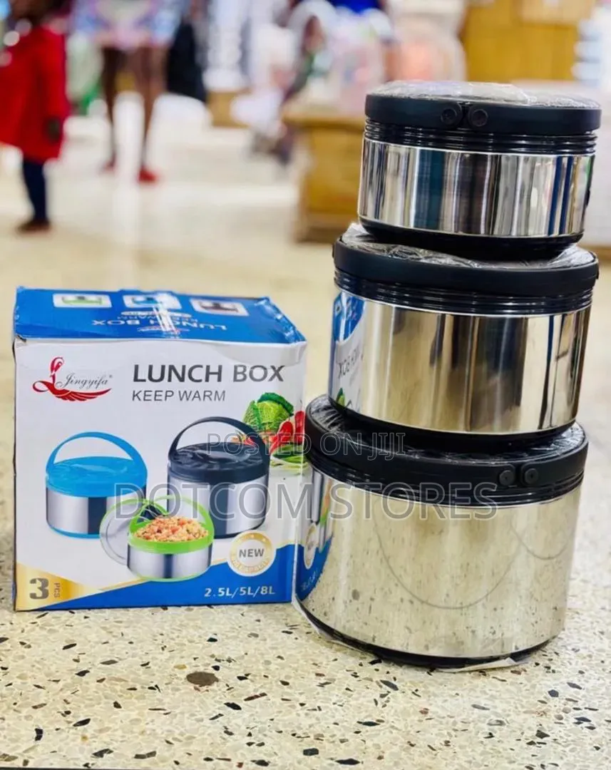 Jingyifa 3-Piece Insulated Stainless Steel Lunch Box Set.