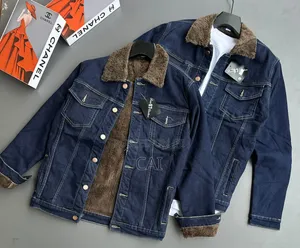 Dark Blue and Olive Denim Jackets