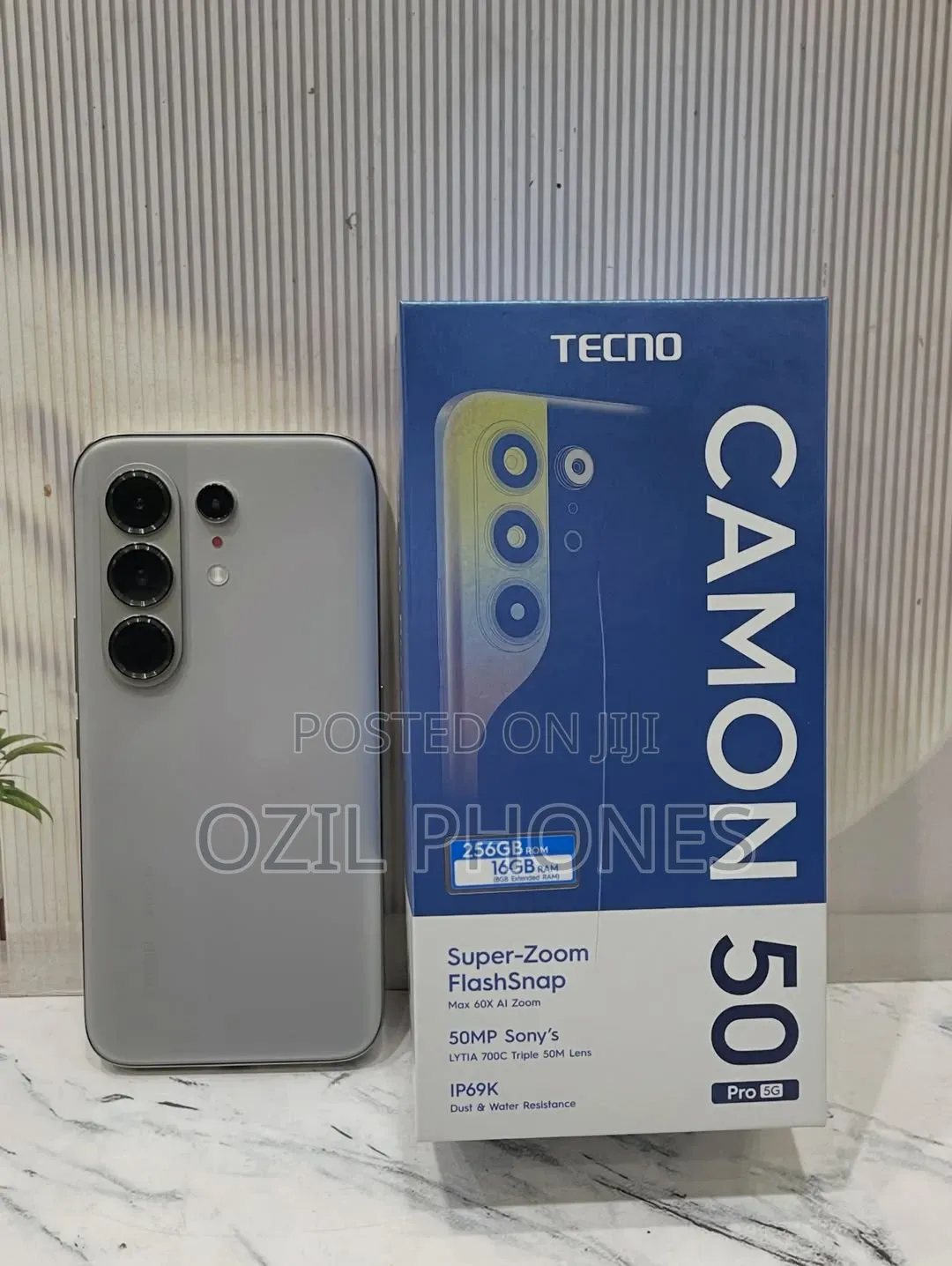 New Tecno Camon 50 Pro 256 GB Silver