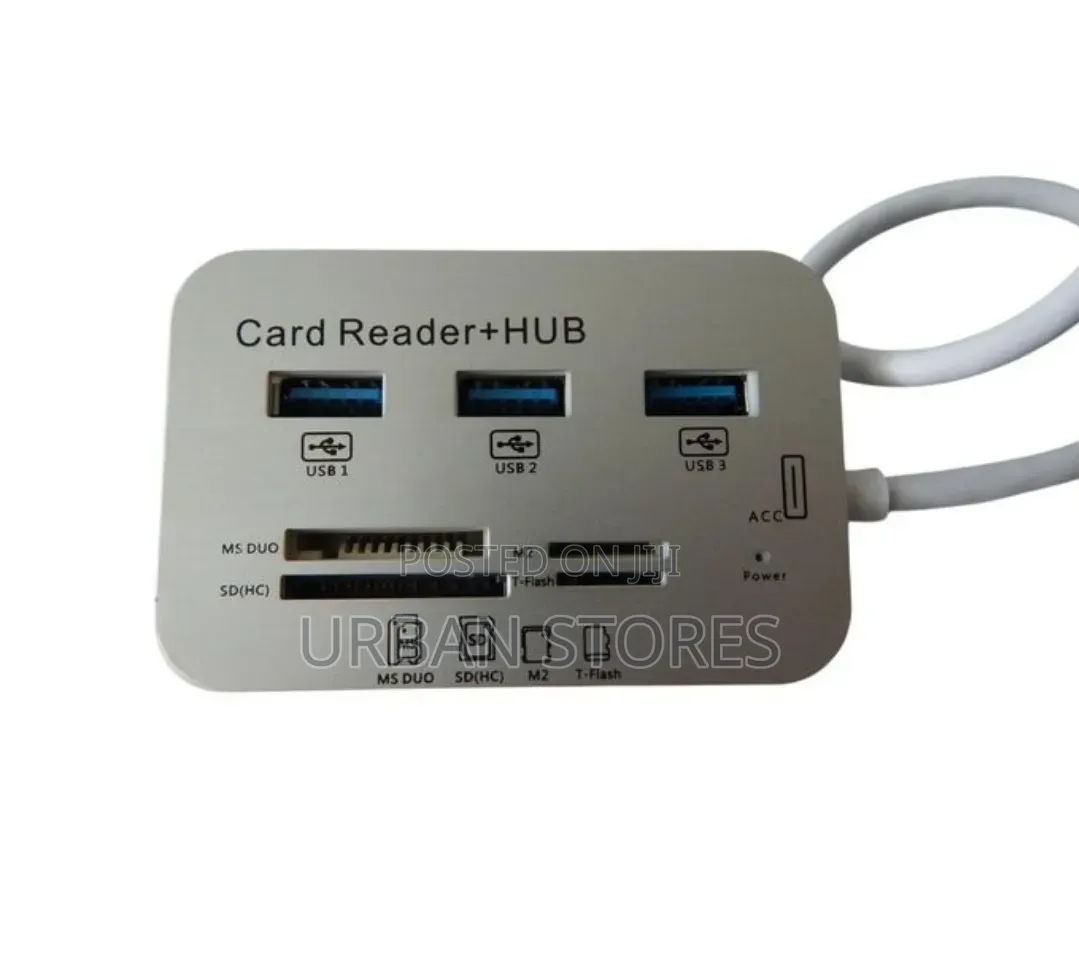 7in1 Type C USB Hub Combo Card Reader Adapters USB Hub