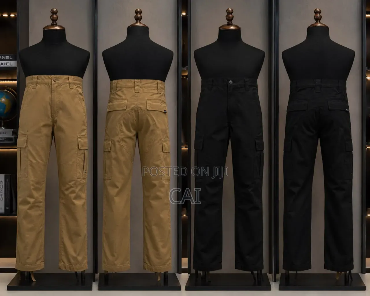 Khaki Durable Cargo Pants