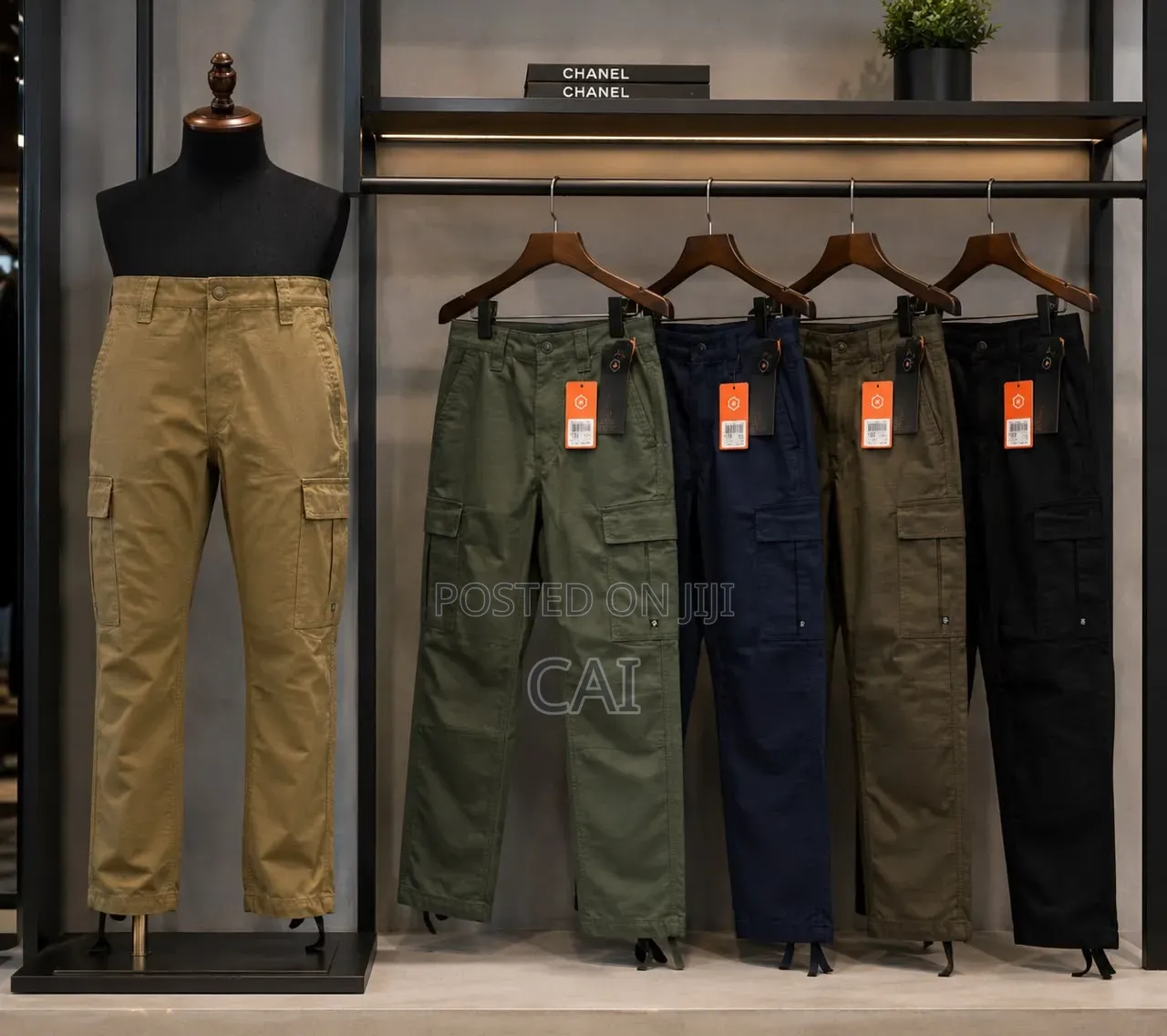Khaki Durable Cargo Pants
