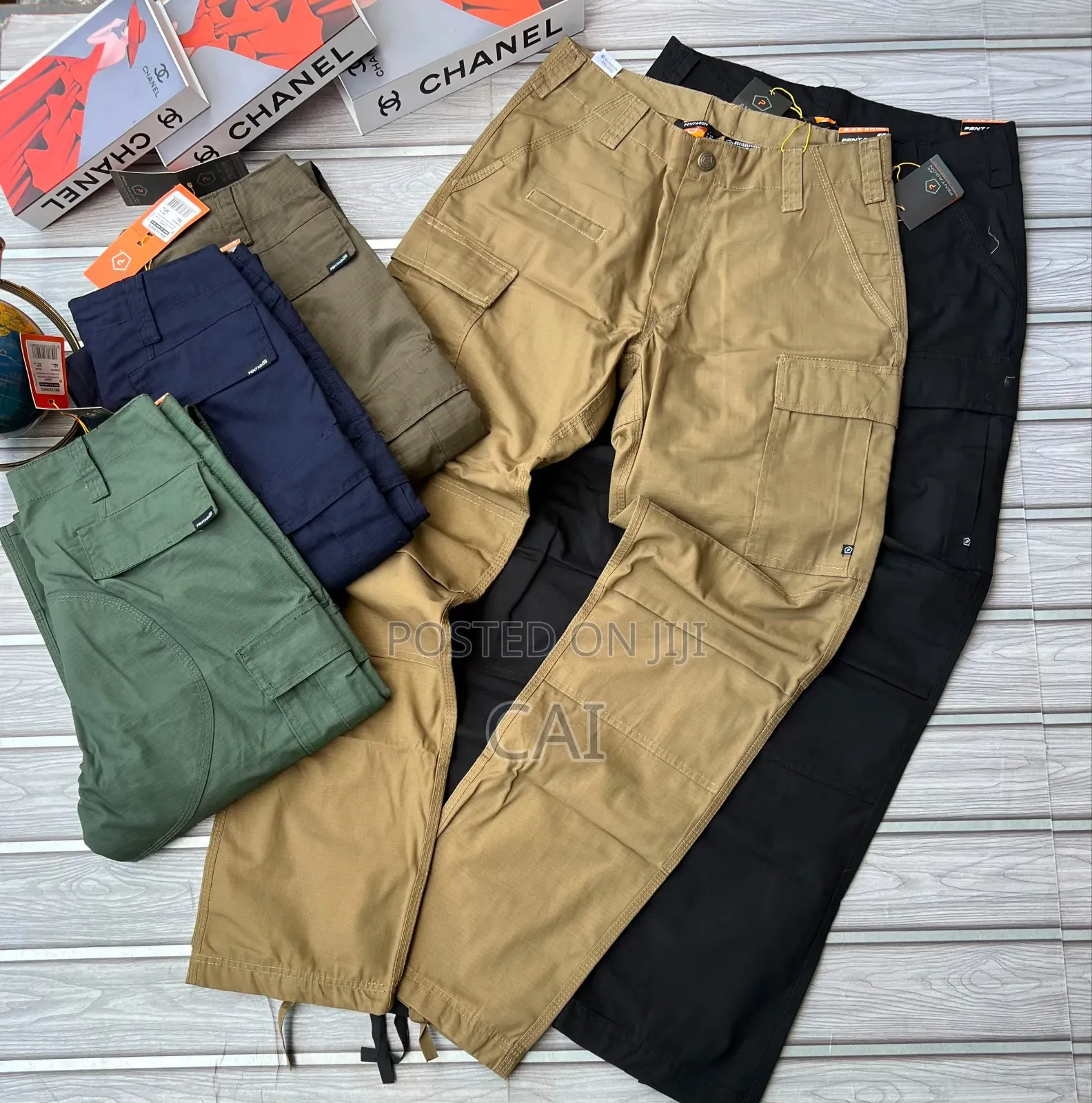 Khaki Durable Cargo Pants