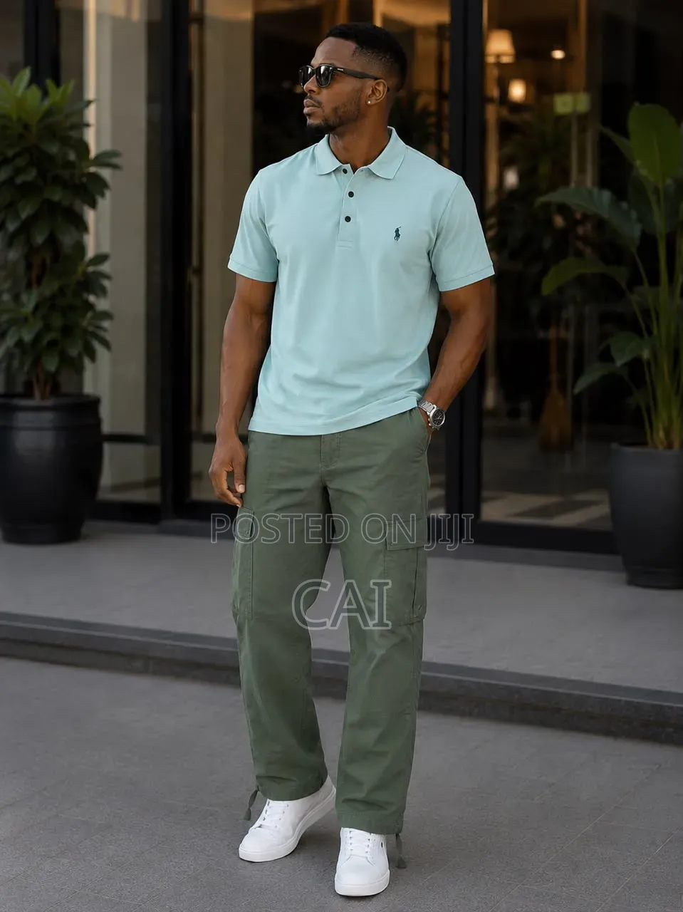 Khaki Durable Cargo Pants