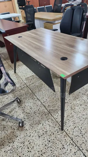 Metallic Legs Office Desk