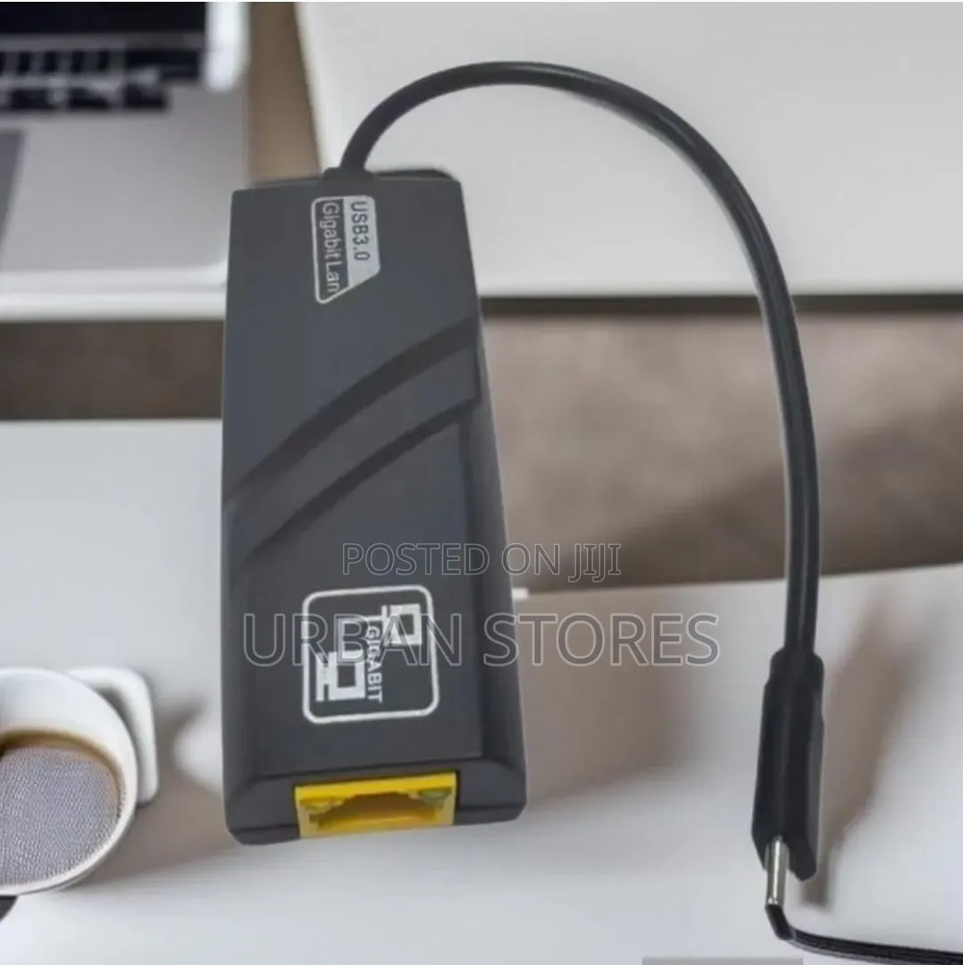 Type C to Ethernet Rj45 Network Adapter Cable Converter