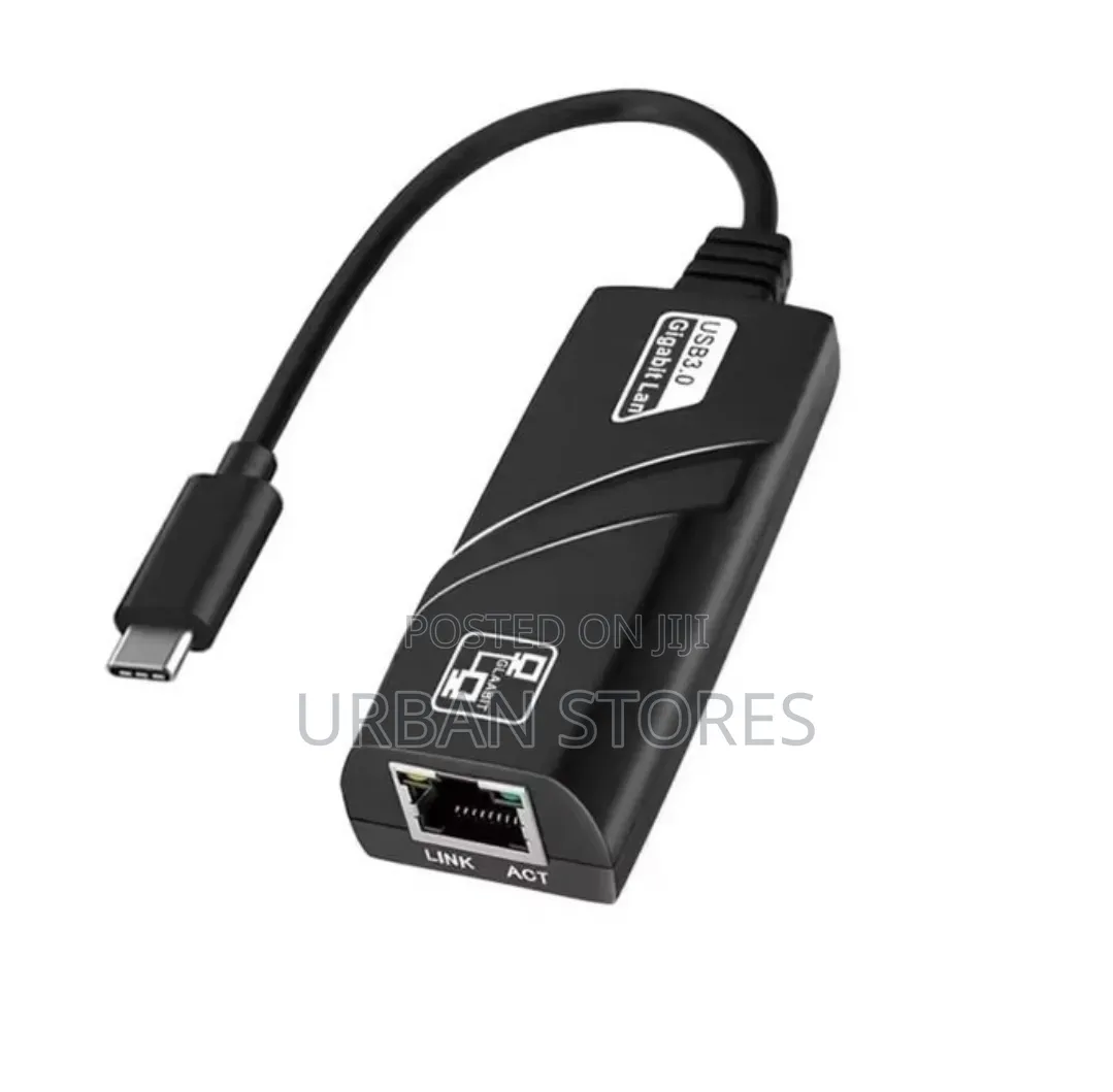 Type C to Ethernet Rj45 Network Adapter Cable Converter