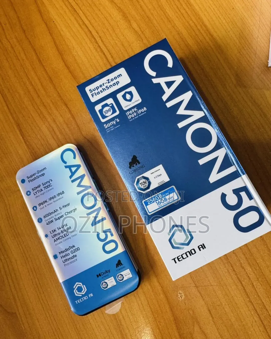 New Tecno Camon 40 256 GB Black