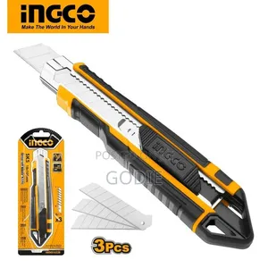 Retractable Utility Knife Cutter With Handle and Snap-Off Blade System