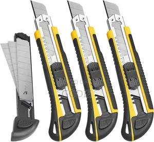 Retractable Utility Knife Cutter With Handle and Snap-Off Blade System