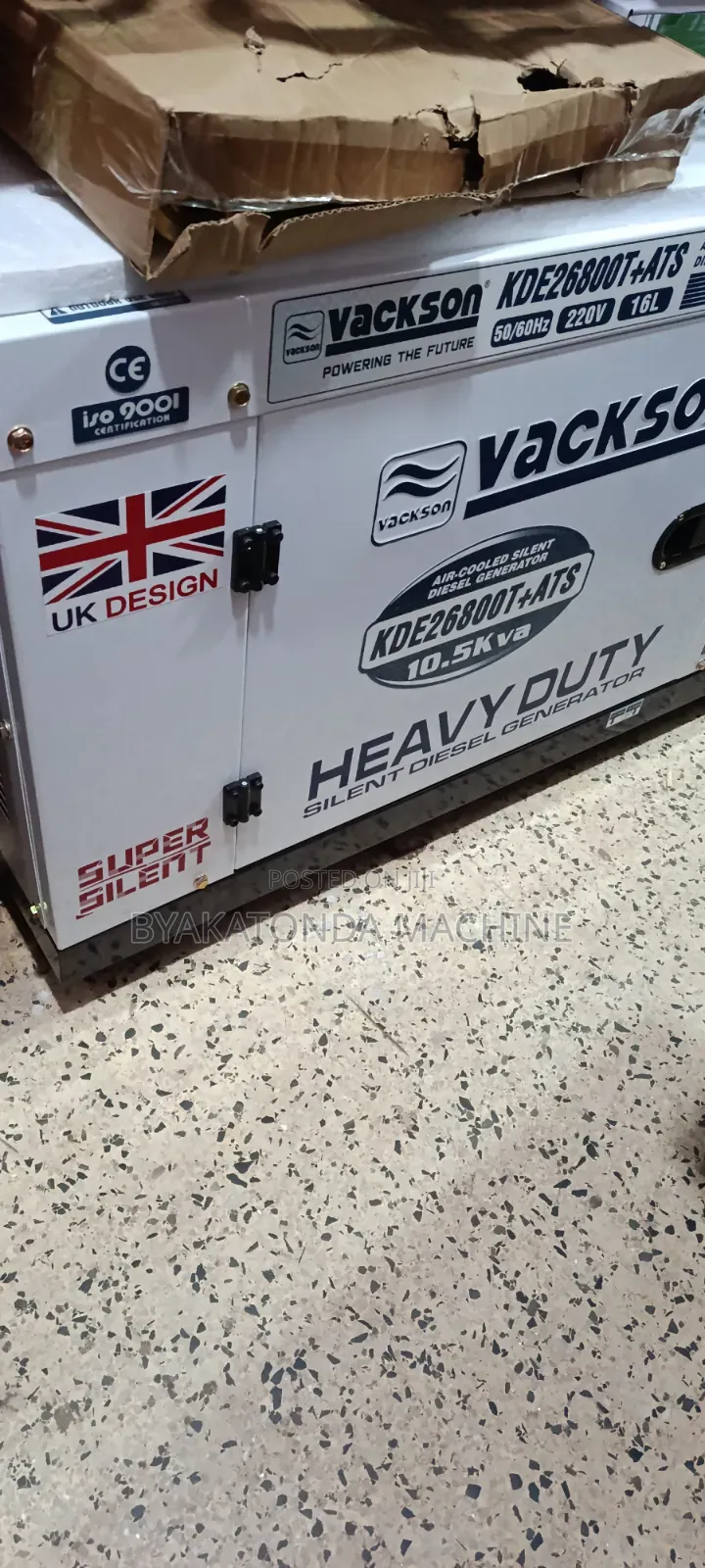 Vackson Heavy Duty Generator 10.5kva