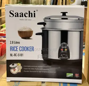 Saachi 2.8-Liter Electric Rice Cooker, Model NL-RC-5181