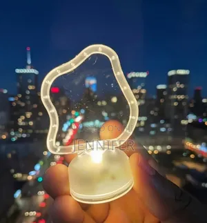 12pcs Decorative Acrylic Led Warm Light Mini Lamps