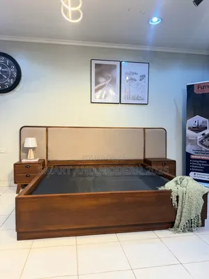 Titan /Upholstered /King/ Bed - Walnut
Chassis /Bed 5by6 Television /
