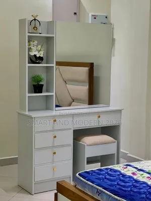 Snowcrest /Dresser With/ Sliding MirrorDressing /Cabinets Table/