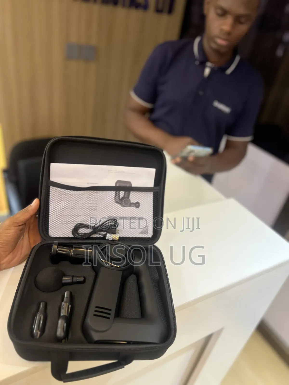 Digital Massage Gun Heavy Duty(tri Handle)