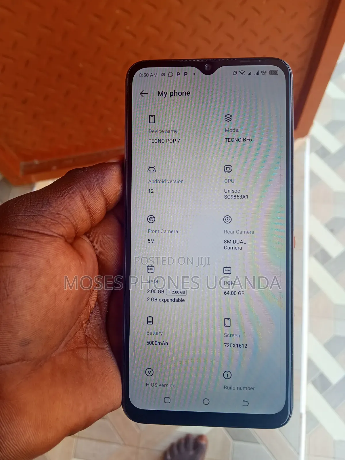 Tecno Pop 7 64 GB Black