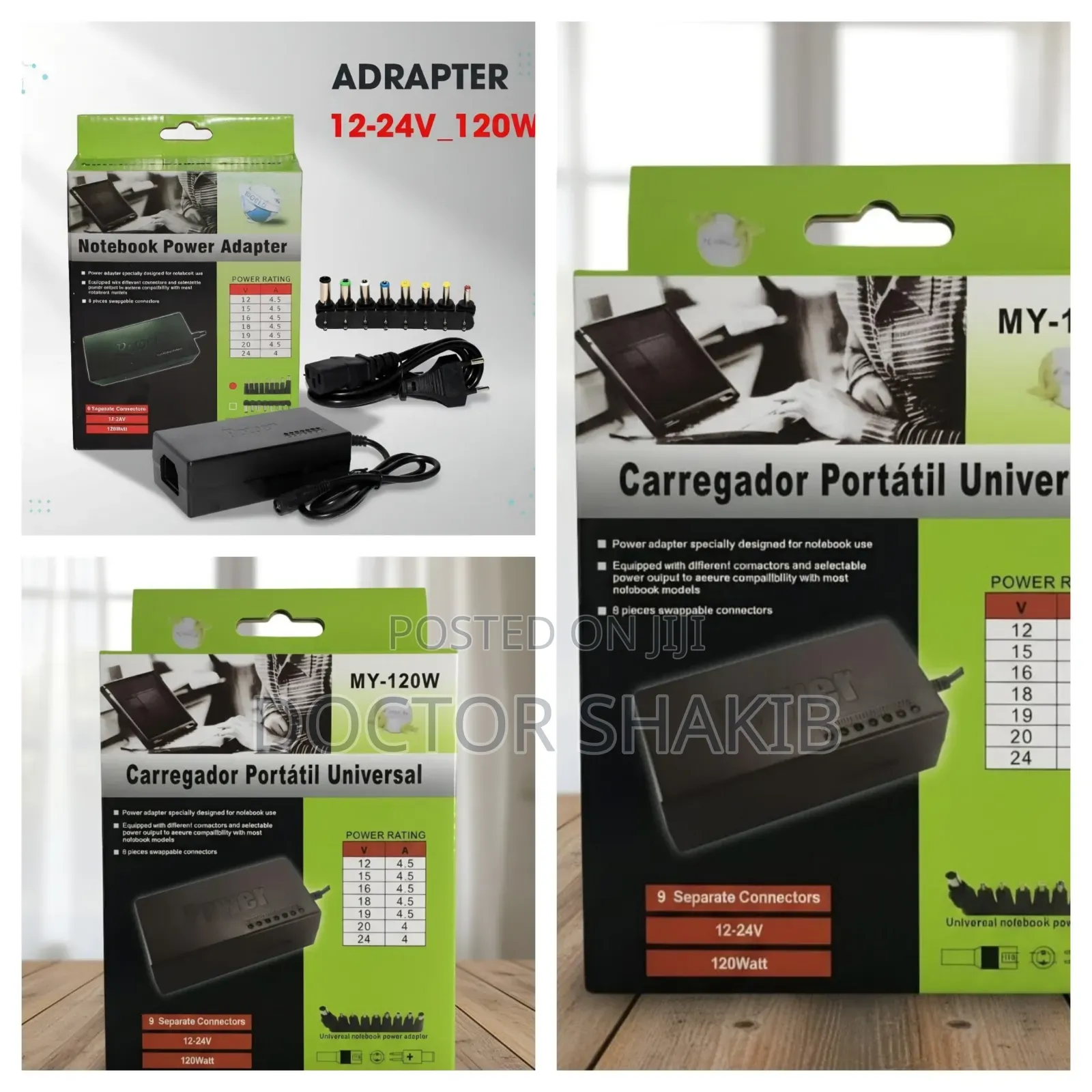 MY-120W Universal Power Adapter